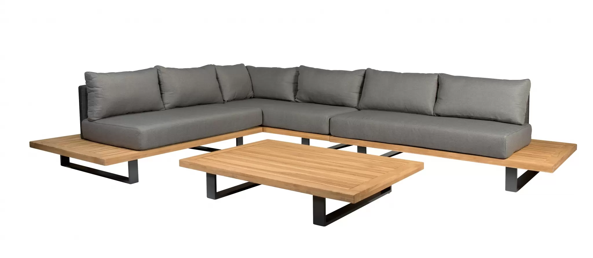 Bora Bora Lounge Set Right Teak GroenRijk Beneden Leeuwen Een Mooi