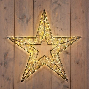 ANNA'S COLLECTION 3d ster metaal 1440l 76x8cm luxery