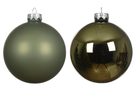 DECORIS Kerstbal glas d2.5cm rsmrn 24st - afbeelding 2