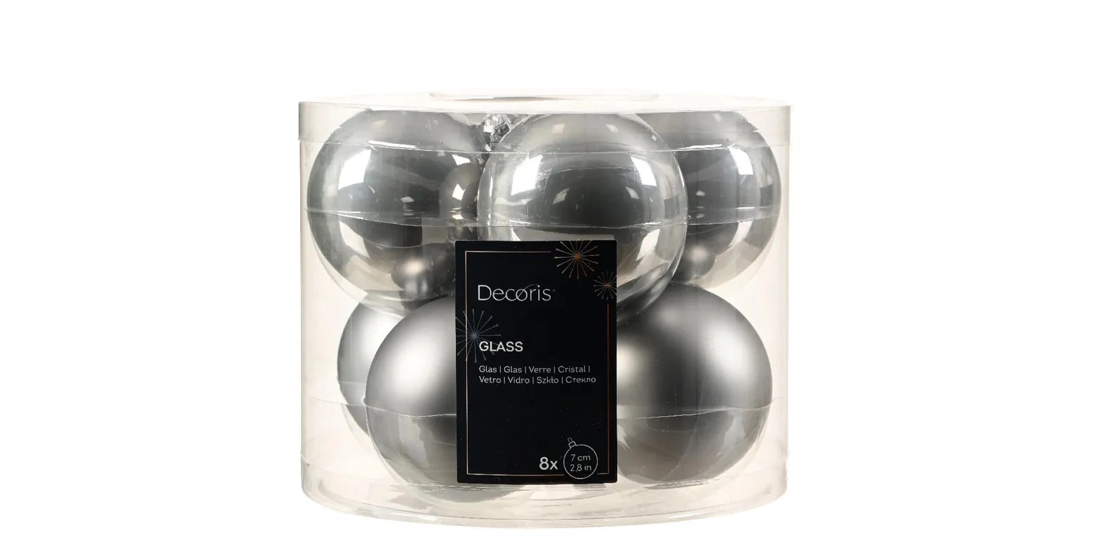 Decoris Kerstbalmix Glas D Cm St Mgrs Groenrijk Beneden Leeuwen