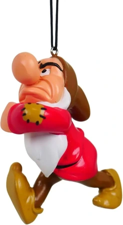 DISNEY Orn.resin 3d grumpy 8cm