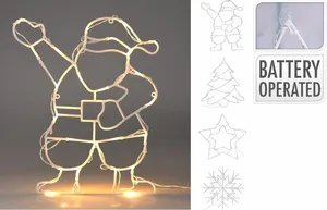 KERSTFIGUUR 24LED WARM WIT