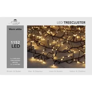 Led Boomcluster 2.2-2.5m 1152l, l15mtr warmwit