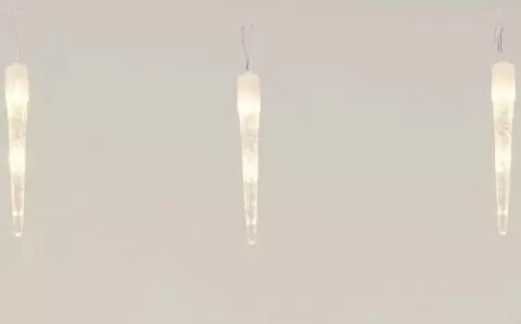 LED VERLICHTING ICICLE 40L Warmwit