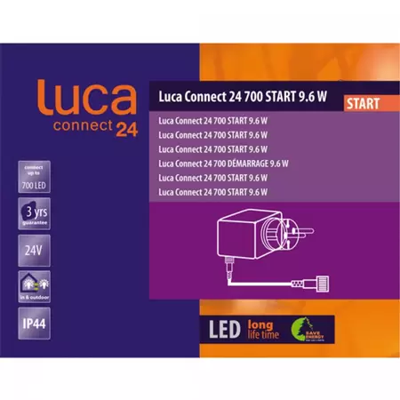 LUCA LIGHTNING Connect 24v trafo l15b11h7cm - afbeelding 1