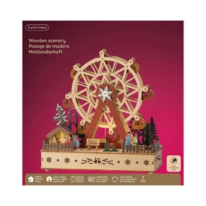 LUMINEO CHRISTMAS VILLAGES Led scenery l12b28h28.3cm kleur/wwt