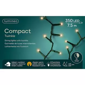 LUMINEO Compact twinkle led 7.5m-350l classicwarm - afbeelding 1