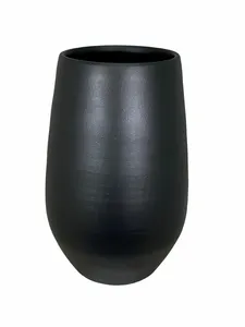 Vaas petra d27h45cm zwart